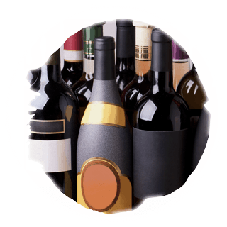 Wine bottles at Trackside Liquors Geneseo Illinois